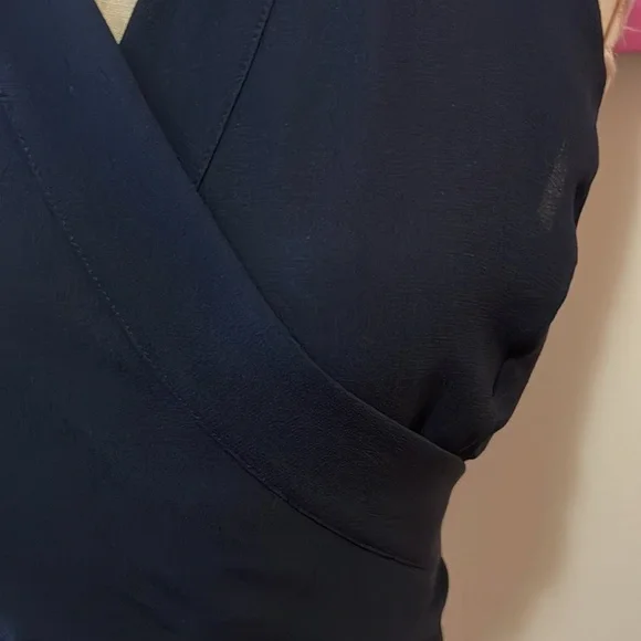 Moschino Silk Wrap Blouse Cruise Me Baby Sleeveless - Picture 5 of 12